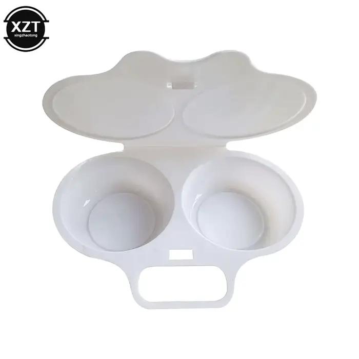 Cuiseur à vapeur en plastique pour micro-ondes, qualité alimentaire, pratique, moule de cuisine, braconnier à œufs, Gadgets de cuisine, outil pour œufs frits