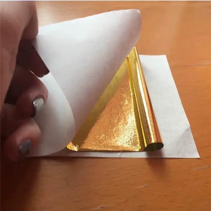 Feuilles de feuille d'or Pure 24K
