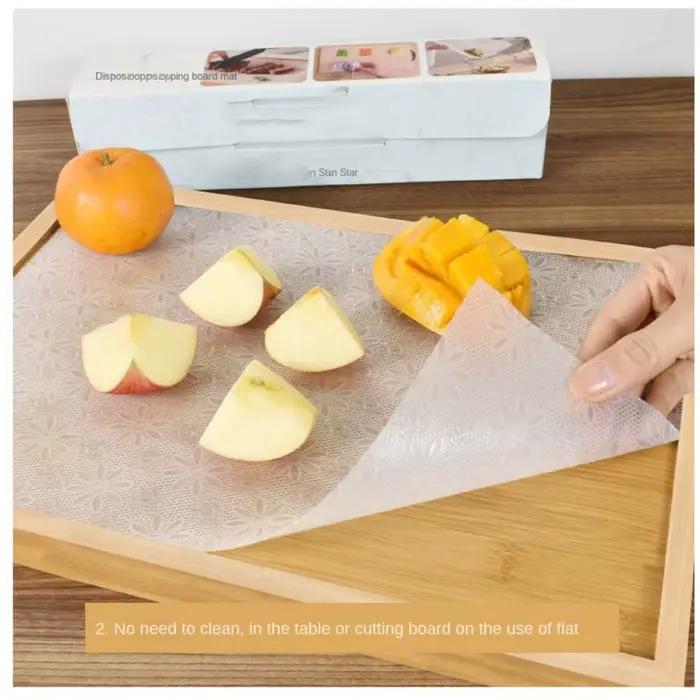 Planche à découper en plastique rouge pour pique-nique et événements extérieurs de découpe de poulet et préparation de fruits et légumes