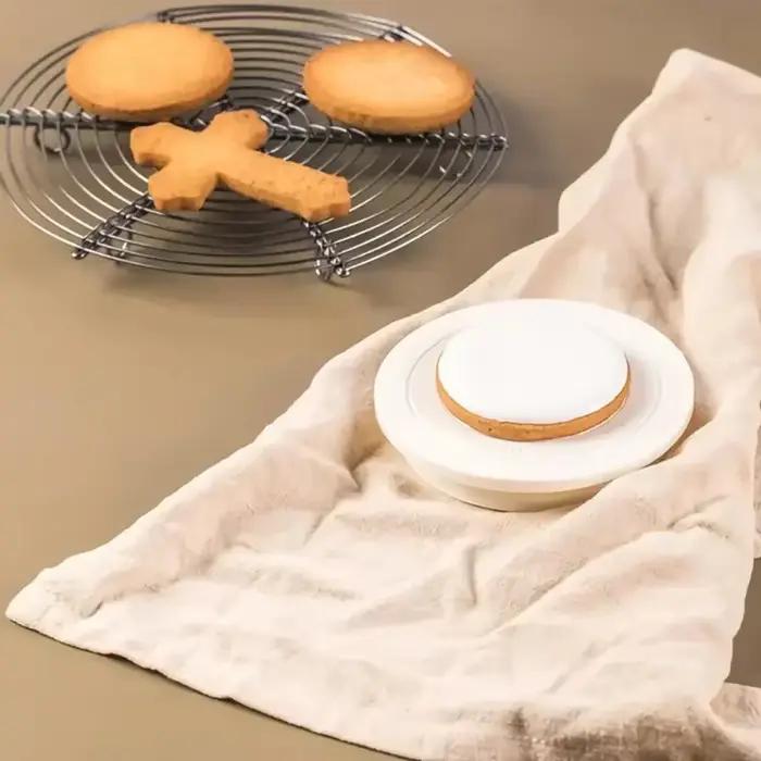 Support de plate-forme révoltant coloré pour gâteau bricolage, table éloignée, mini fourmi har en plastique, outils de cuisine rotatifs pour la maison, strass ronds