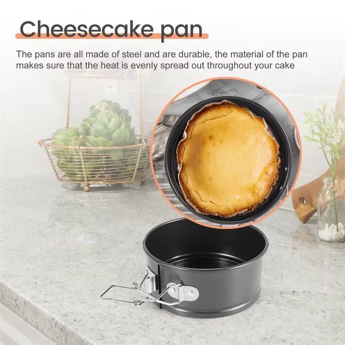 Ensemble de mini poêles antiadhésives pour mini gâteaux au fromage