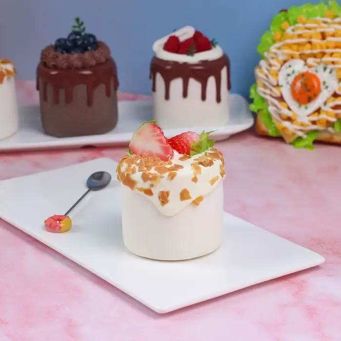 1 pièce Gâteau miniature simulé