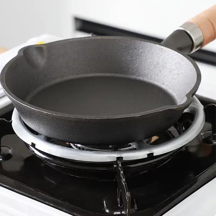 Support de cuisinière à gaz, support auxiliaire pour petit récipient, support antidérapant, anneau de support multifonctionnel, accessoires de cuisine