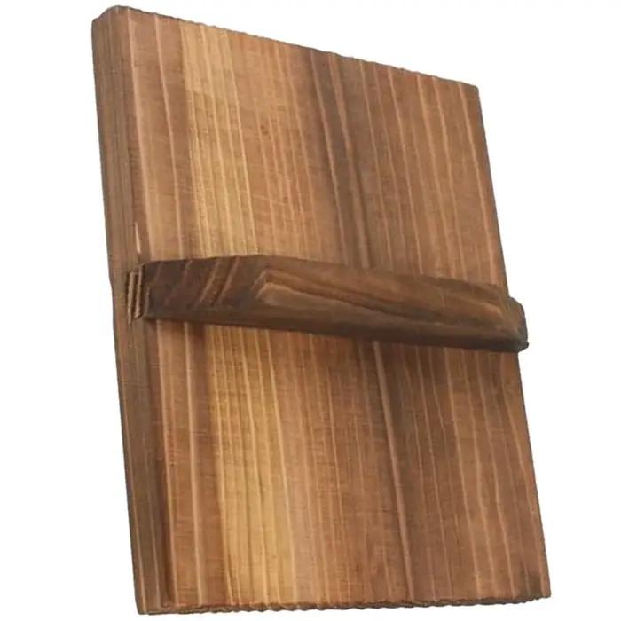 Couvercle de casserole en bois Cuisine japonaise Cuisson anti-éclaboussures Couvercle de casserole ergonomique Poignée ergonomique Tamagoyaki Crêpière Couvercle de casserole