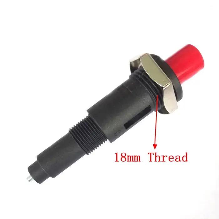 Bougie d'allumage piézo à une sortie, allumeur en céramique à bouton poussoir, briquet électronique en plastique pour cuisinière à gaz GPL et NG, 5 pièces
