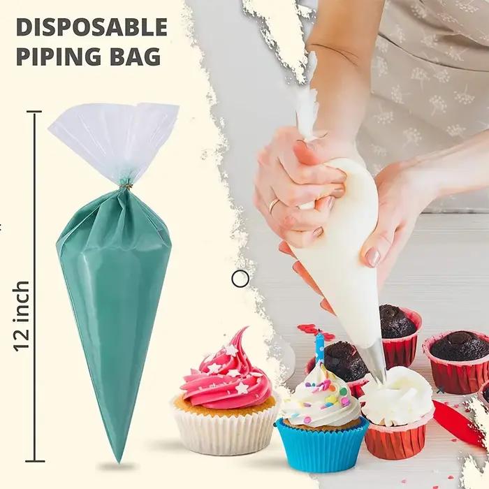 Nouveau 100/50/20 pièces sac à douille jetable pâtisserie glaçage Fondant gâteau crème sac