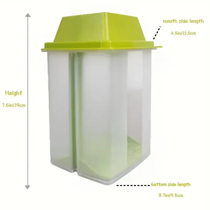 Pot de cornichons réutilisable polyvalent avec passoire