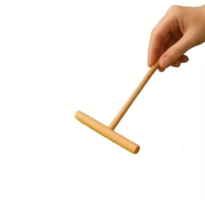 Épandeur de crêpes en bois pratique en forme de T