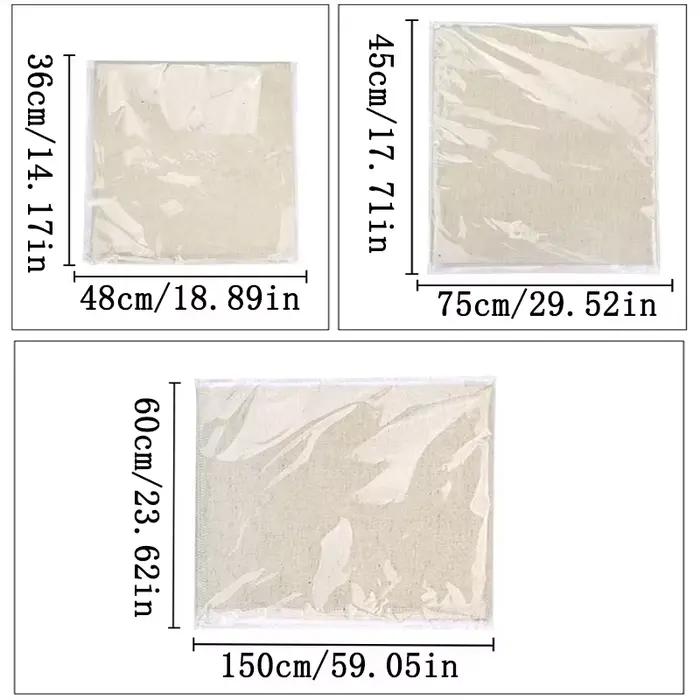 Pâte en lin tissu fermenté