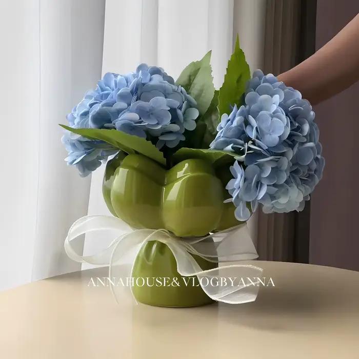 Bouquet vase ménage créatif en céramique arrangeur de fleurs hydroponique fleurs séchées vase à fleurs salon avancé