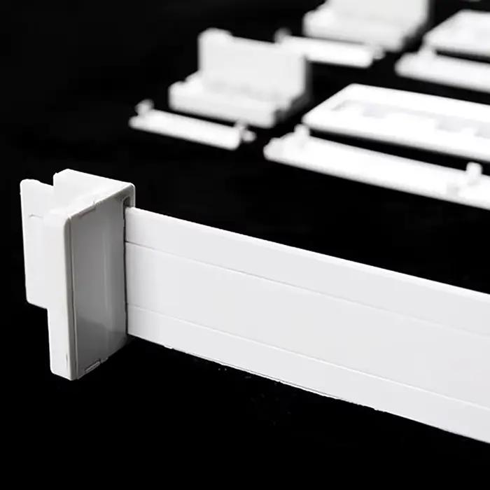 1 Kit de rails coulissants intégrés pour réfrigérateur, kit de rails de guidage pour porte de réfrigérateur à installer