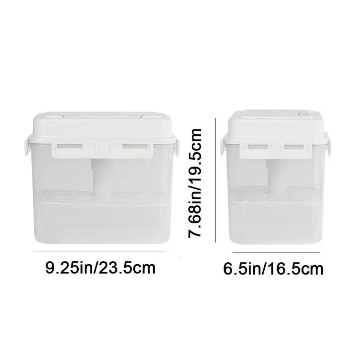 Conteneur à kimchi pratique de 5 L, rectangulaire, à pression, pour la fermentation, hermétique et anti-fuite, pour la cuisine