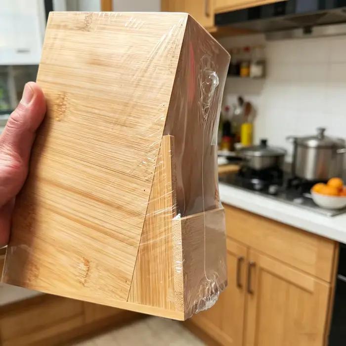 Bloc à couteaux en bambou
