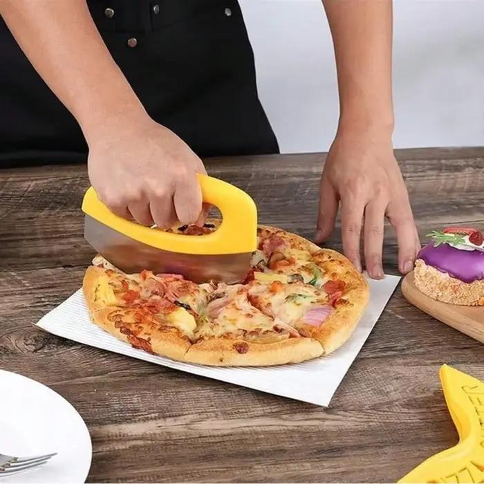 Coupe-Pizza en acier inoxydable avec couvercle