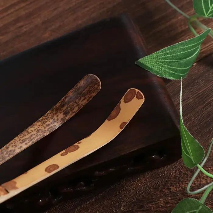 Cuillère à Matcha en Bambou Faite à la Main