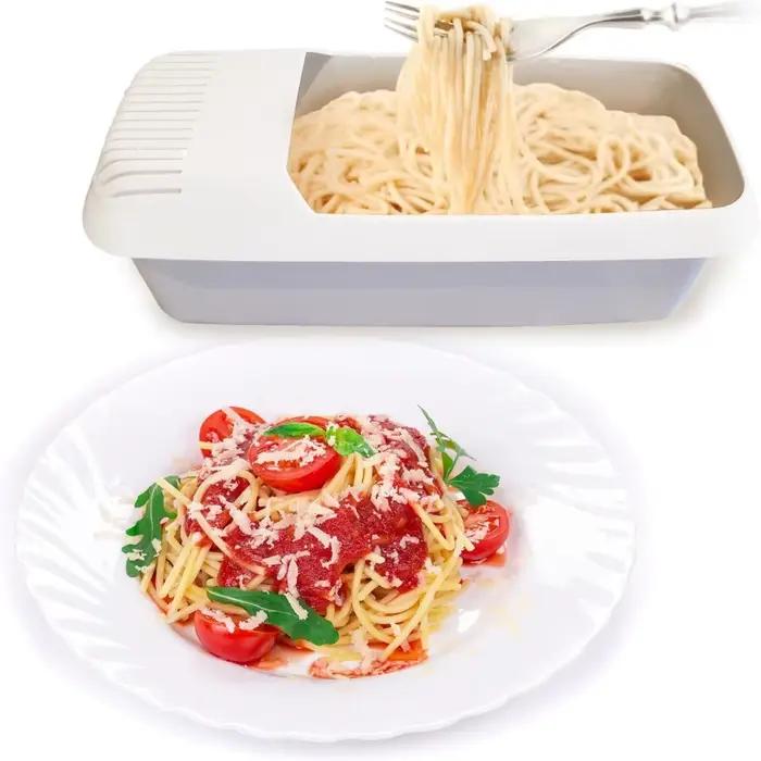 Boîte à pâtes en plastique réutilisable