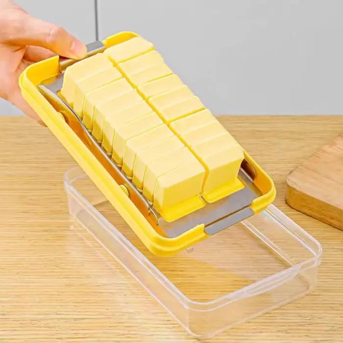 Une boîte de rangement pour couper le beurre scellée avec couvercle