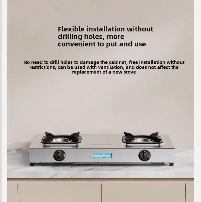 Cuisinière à gaz Xunda à double brûleur
