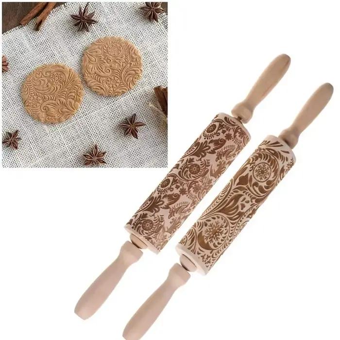 Outil de pâtisserie de cuisson gravé à motif Vintage