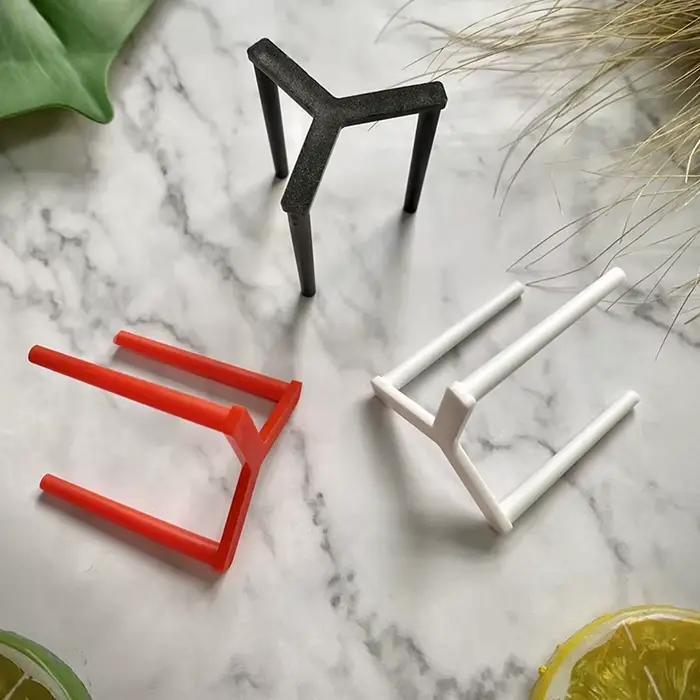 Supports trépieds pour pizza en plastique de qualité supérieure pour la pâtisserie, la cuisine, la préparation des aliments et les fournitures de service alimentaire occasions spéciales