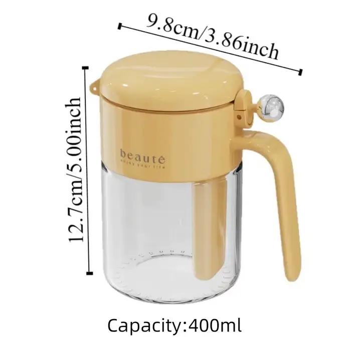 Pot d'assaisonnement scellé en verre