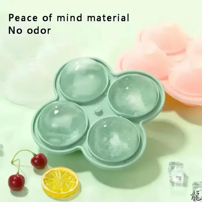 Grands plateaux à glaçons en Silicone, 1 pièce, faciles à libérer, sans fuite, parfaits pour le whisky, les cocktails, le jus et les fêtes