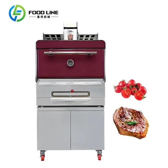 Grill à steak de comptoir, design compact et peu encombrant, idéal pour les petits restaurants, cafés, bars et stands de restauration.