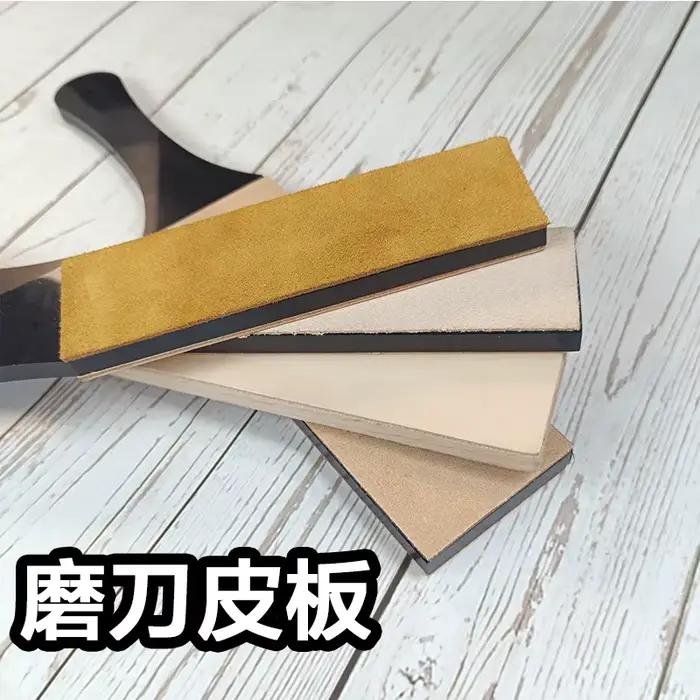 Attache en cuir Double face pour l'affûtage des couteaux
