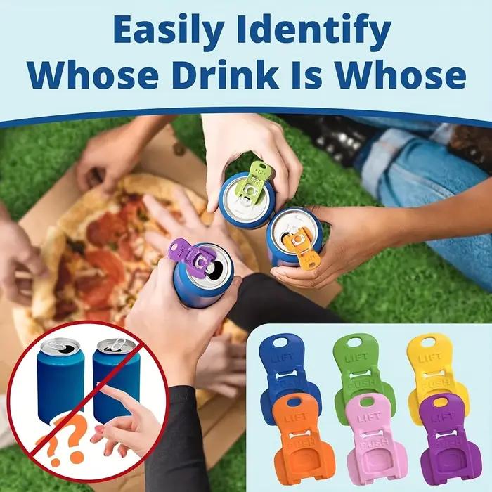 Ouvre-boîte de boisson de couleur avec couvercle de protection