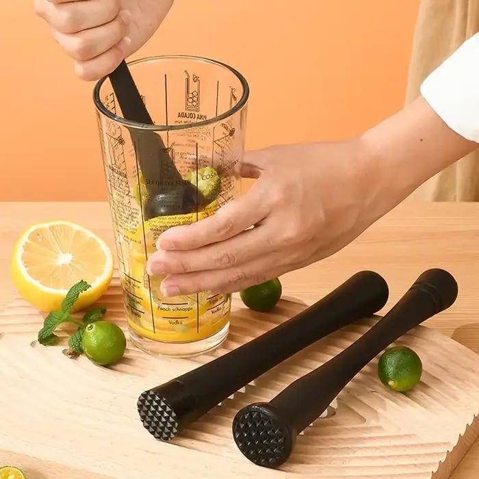 Pilon à cocktail professionnel en acier inoxydable