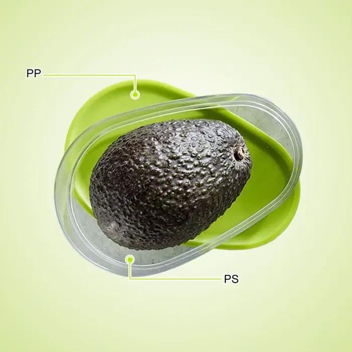 1 boîte de conservation alimentaire pour avocat