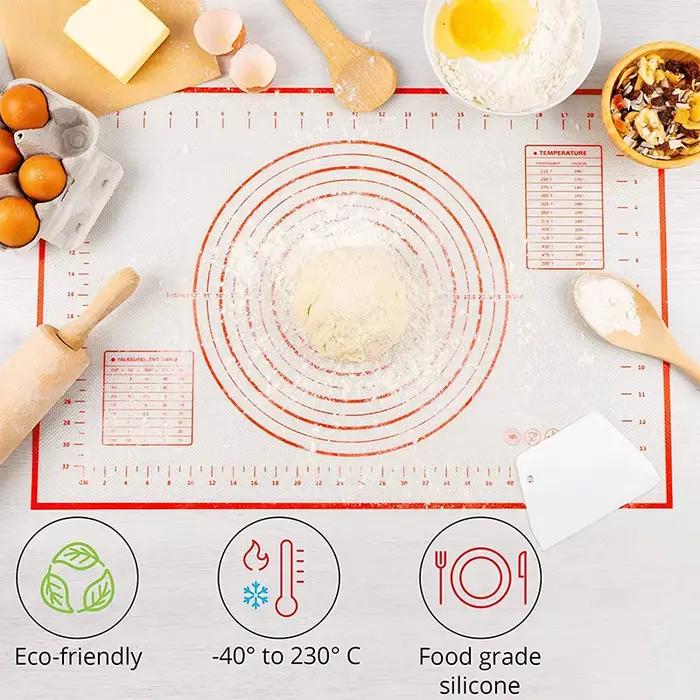 Tapis de cuisson en Silicone surdimensionné 80/70/60cm