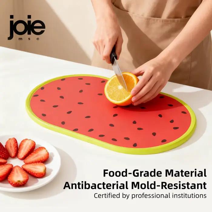Planche à découper en forme de pastèque et d'avocat antibactérienne double face pour préparer des fruits et légumes de manière hygiénique et esthétique occasions spéciales