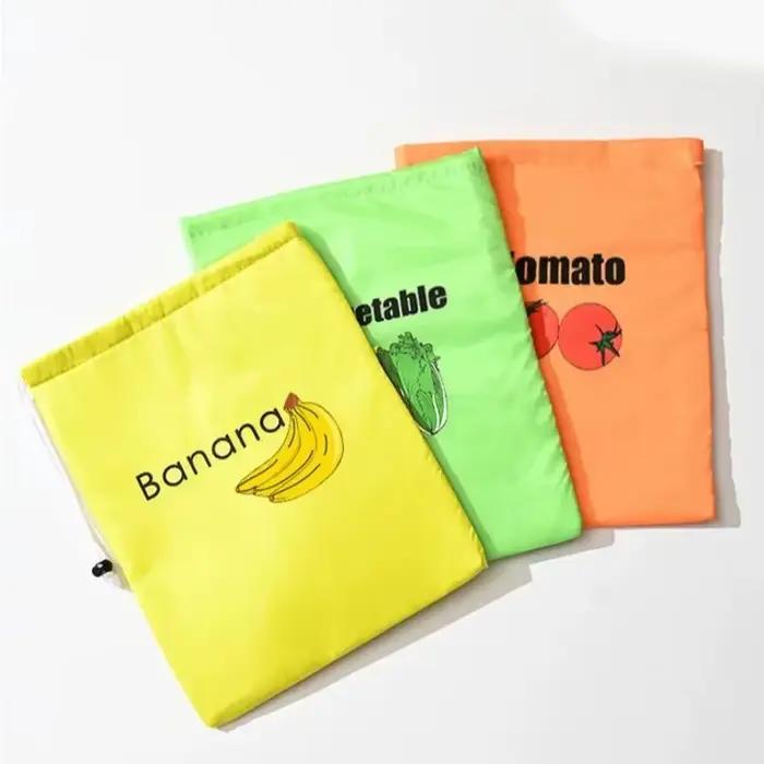  Sac isotherme pour conserver la fraîcheur - Organisateur de rangement réutilisable pour bananes
