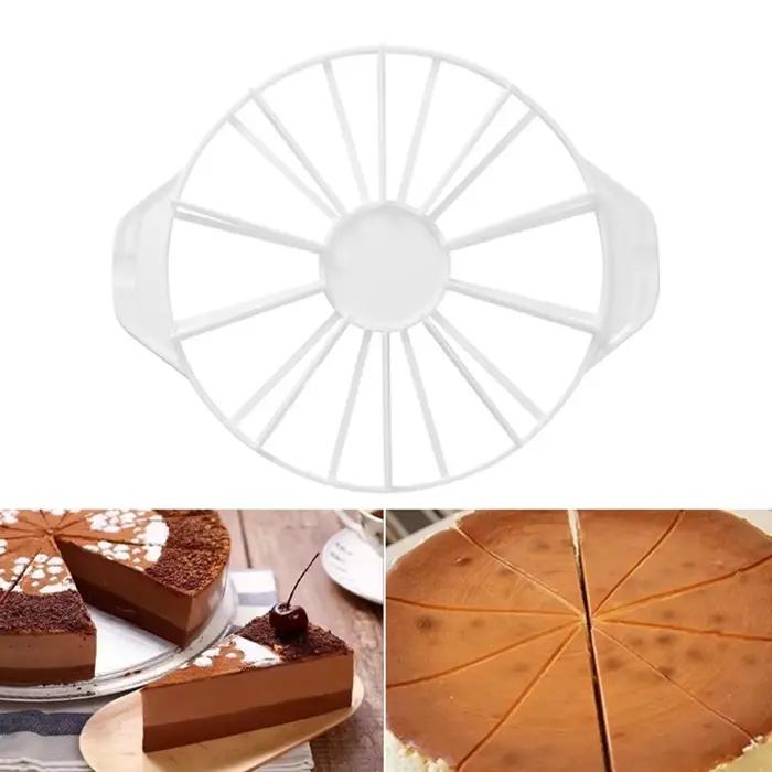 Nouveau Séparateur de gâteau rond trancheuse 10/12 tranches 14/16