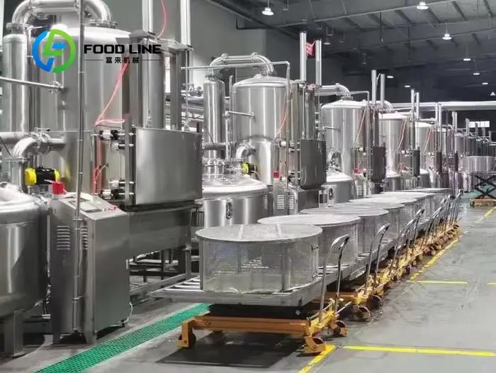 Machine à frire sous vide industrielle de 200kg, pour ligne de traitement des frites, légumes, aliments, réservoir de frire de bonne qualité