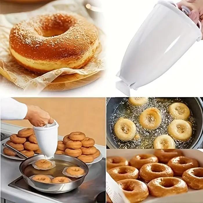 Offre spéciale fabricant de beignets moule à beignets facile rapide manuel gaufrier distributeur beignet Machine arabe gaufre en plastique léger friture profonde