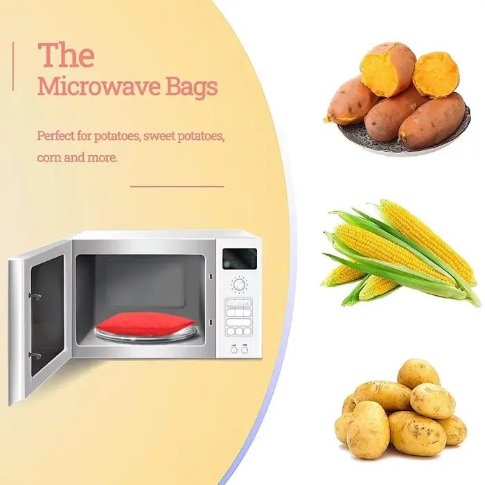 1PC NOUVEAU Sac de cuisson rouge lavable pour pommes de terre