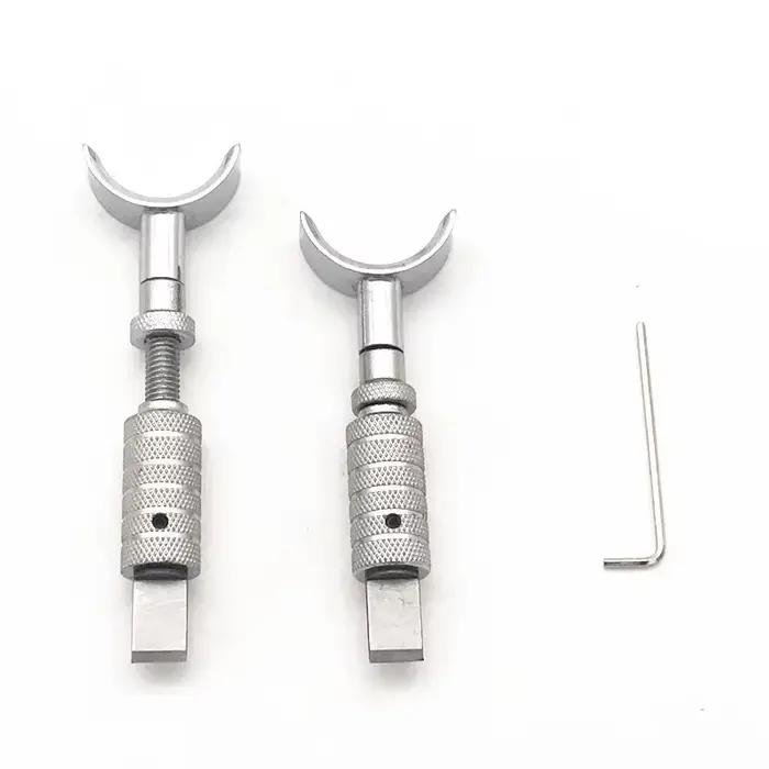 Couteau à découper rotatif réglable, lame de couteau pivotant pour sculpture du cuir, ensemble d'outils de bricolage, outils en cuir faits à la main, artisanat du cuir
