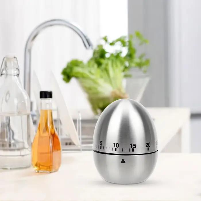 Minuterie de cuisine en acier inoxydable