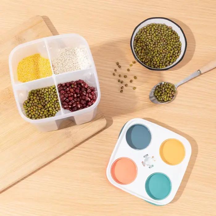 Boîte de rangement de céréales de cuisine en plastique