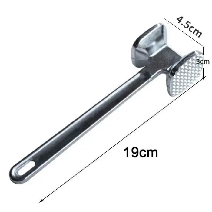 Marteau d'attendrisseur de viande en alliage de zinc pour bœuf steak poulet porc outils de cuisine occasionnels à offrir pour homme femme