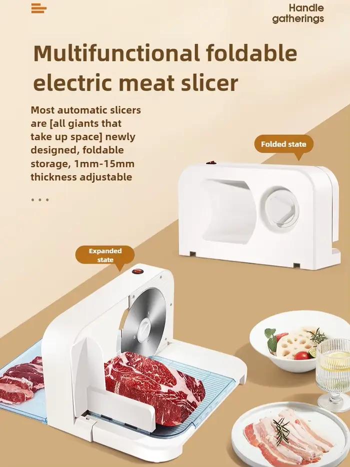 Trancheuse électrique de viande congelée