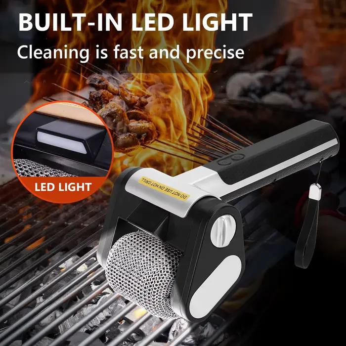 Brosse de gril à rouleau électrique 350 tr/min
