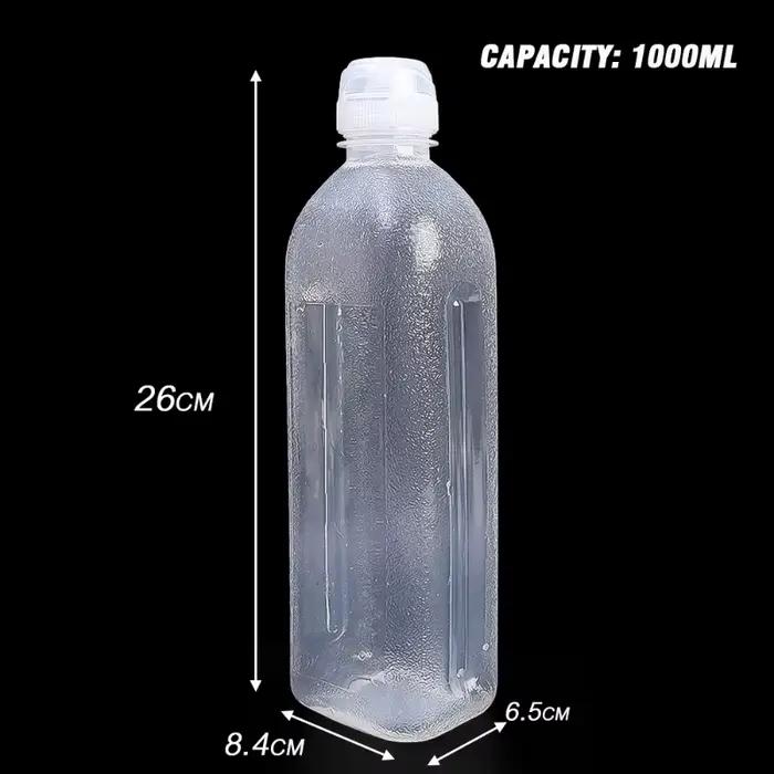 Bouteilles d'Assaisonnement Multifonctionnelles en PP de 1000ml Rouge Noir Vert Pour Cuisine Occasions Spéciales