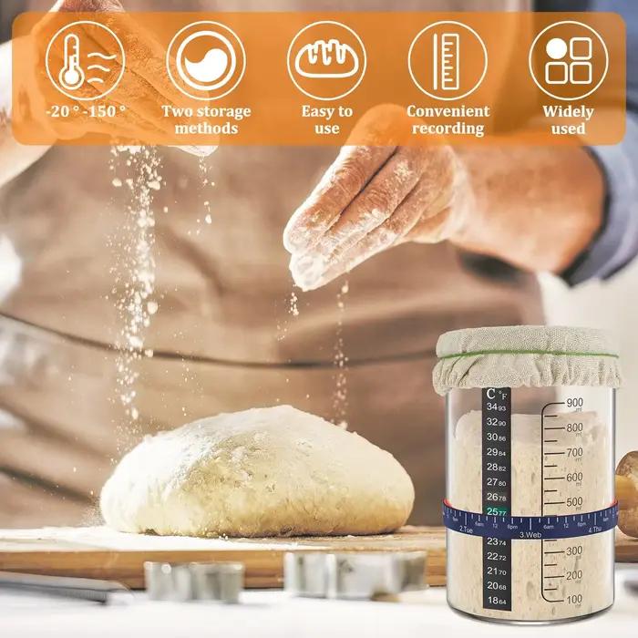 Pot à levain 900 ml, récipient