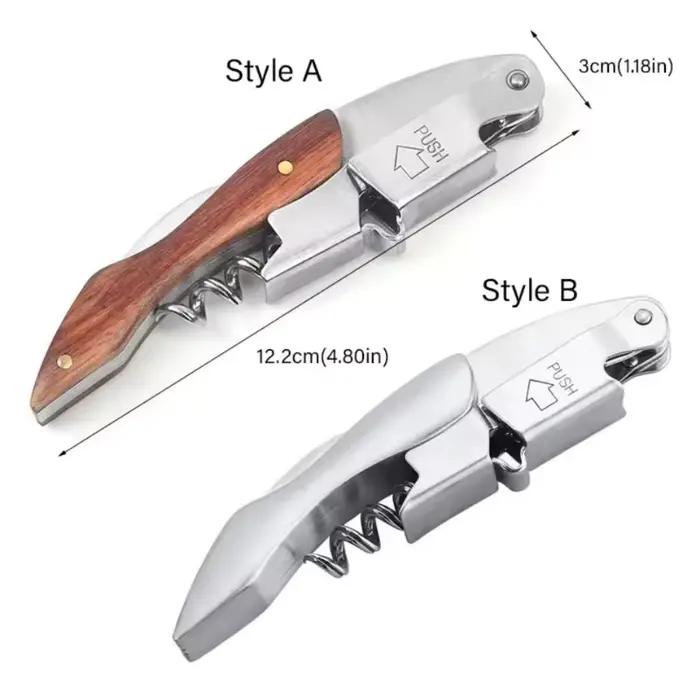Accessoires de cuisine ensemble ouvre-bouteille de vin serveurs professionnels tire-bouchon