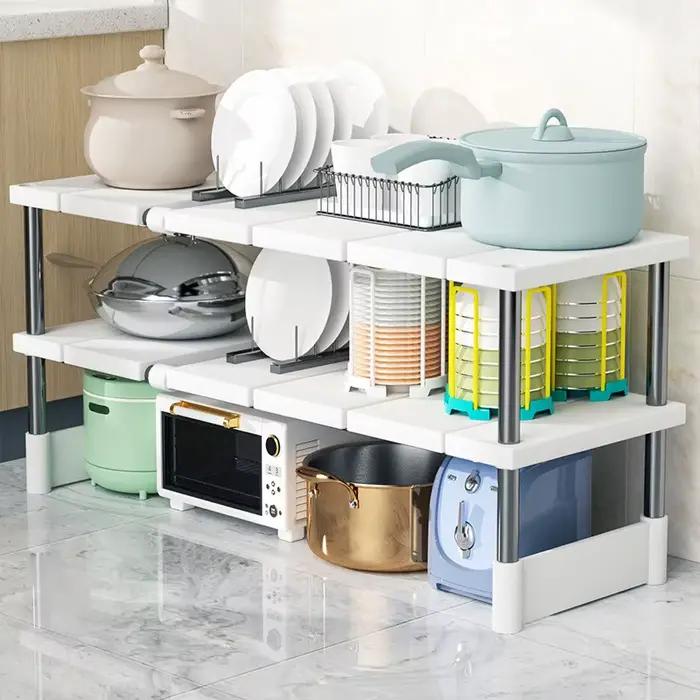 Support de rangement pour évier multifonctionnel robuste et facile à nettoyer pour une cuisine bien organisée et efficace