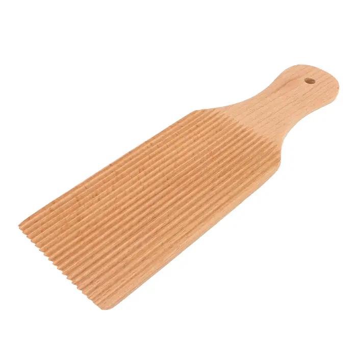 Planche à Gnocchi en Hêtre à Surface Lisse, Rouleau Pratique et observateur pour une Forme Parfaite, Accessoires de Cuisine
