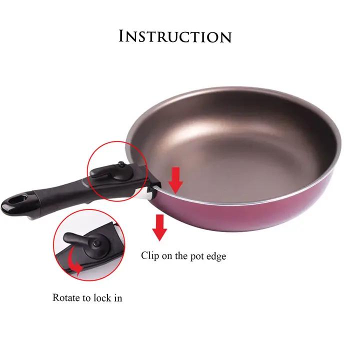 Anti-dérapant saupoudrer Handler Perfecsaupoudrer réinitialisation Clamp, Pot Lifter, Holder Gripper, Hot Dish, Britware Clamp Tool for Camping, Picnic